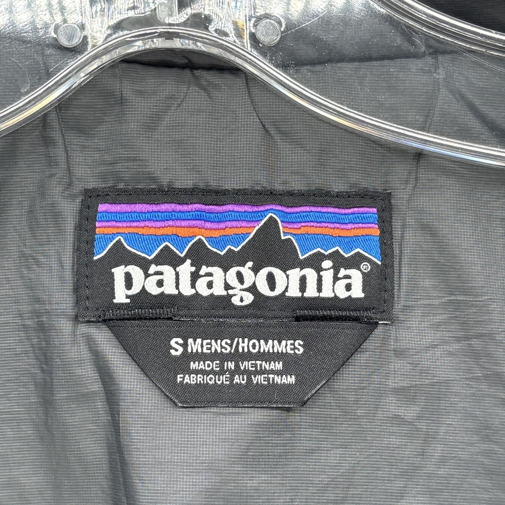 Patagonia Nano Puff Jacket Mens Small Black Full Zip Insulated Lightweight - Picture 7 of 14